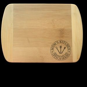Bamboo cutting board custom design